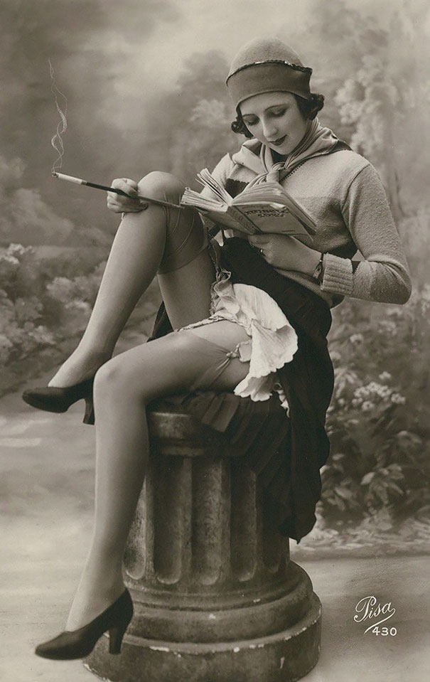Unknown Lady With Book