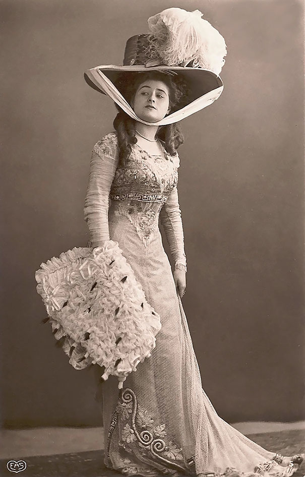 Unknown Lady With Big Hat