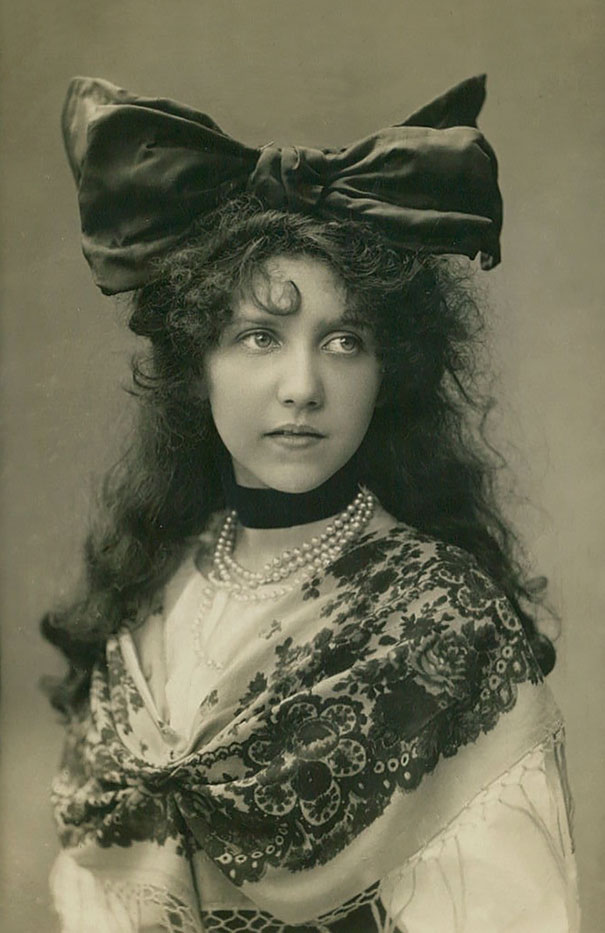 Unknown Young Lady In Traditional Dress