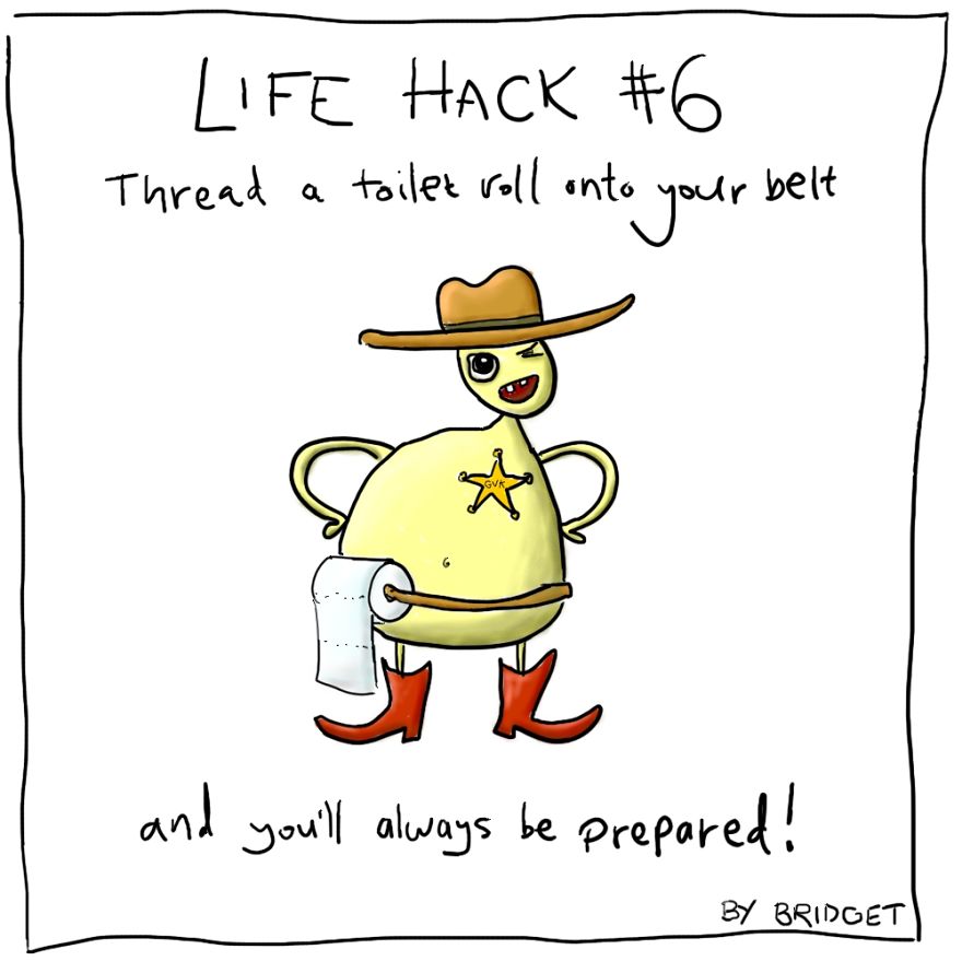 I Illustrated 6 Amazing Hacks To Improve Your Life