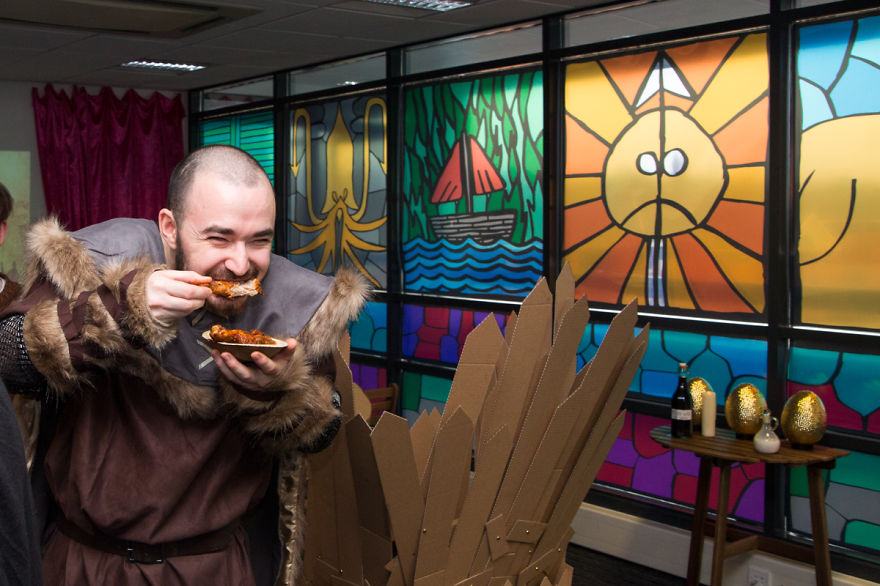 We Made A Real Game Room Of Thrones At Our Office