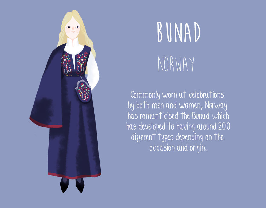 We Sketched 15 Unusual Fashion Traditions From Around The Globe