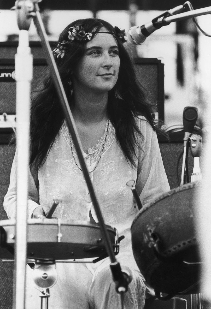 Christina 'licorice' Mckechnie, Of English Pop Group The Incredible String Band, Performing At The Woodstock Music Festival