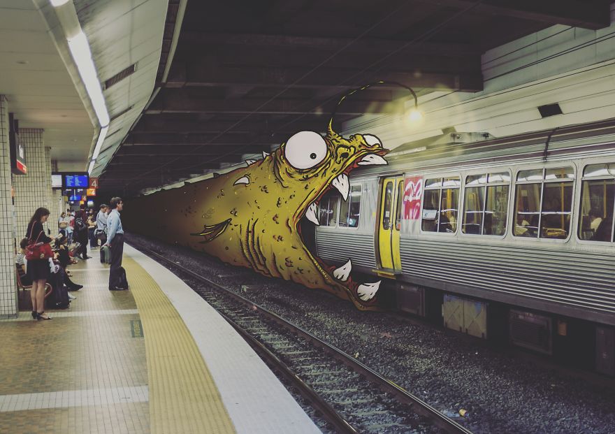 I Add Monsters To Everyday Life To Make It More Fun