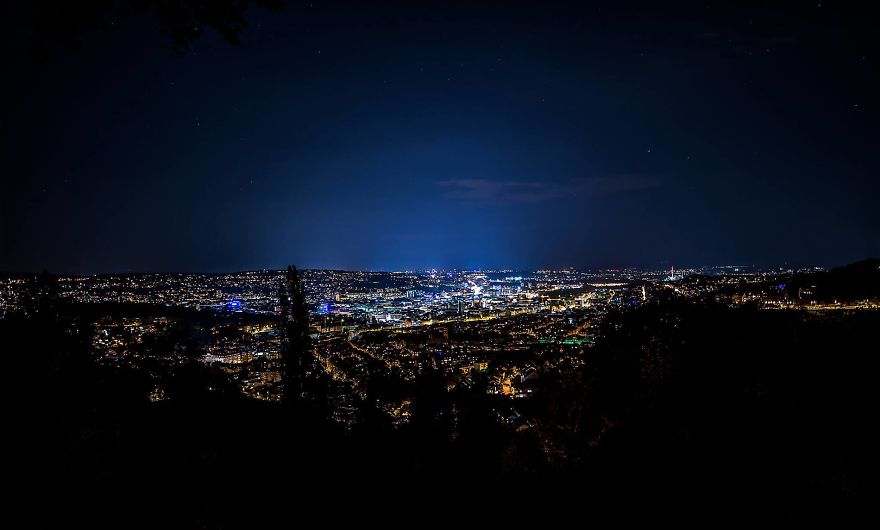I Photograph Germany At Night Using Long Exposure