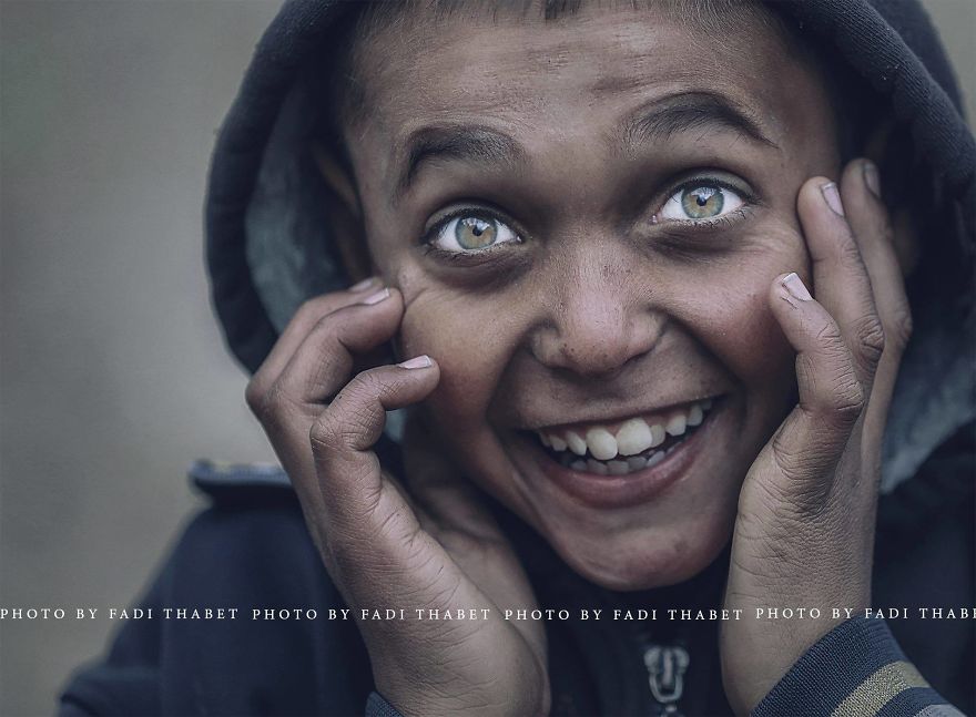 Palestinian Photographer Captured The Colors Of Children's Eyes In Gaza