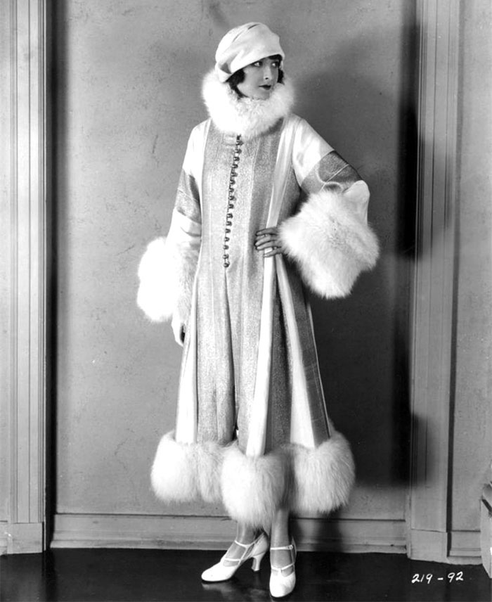 American Actress Eleanor Boardman Wearing A Fur-Trimmed Outfit, 1925