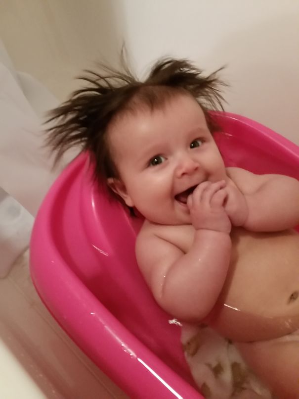Crazy Bath Hair!!