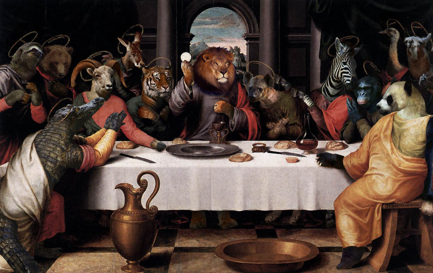 Animals Take Over Famous Artworks From The Renaissance