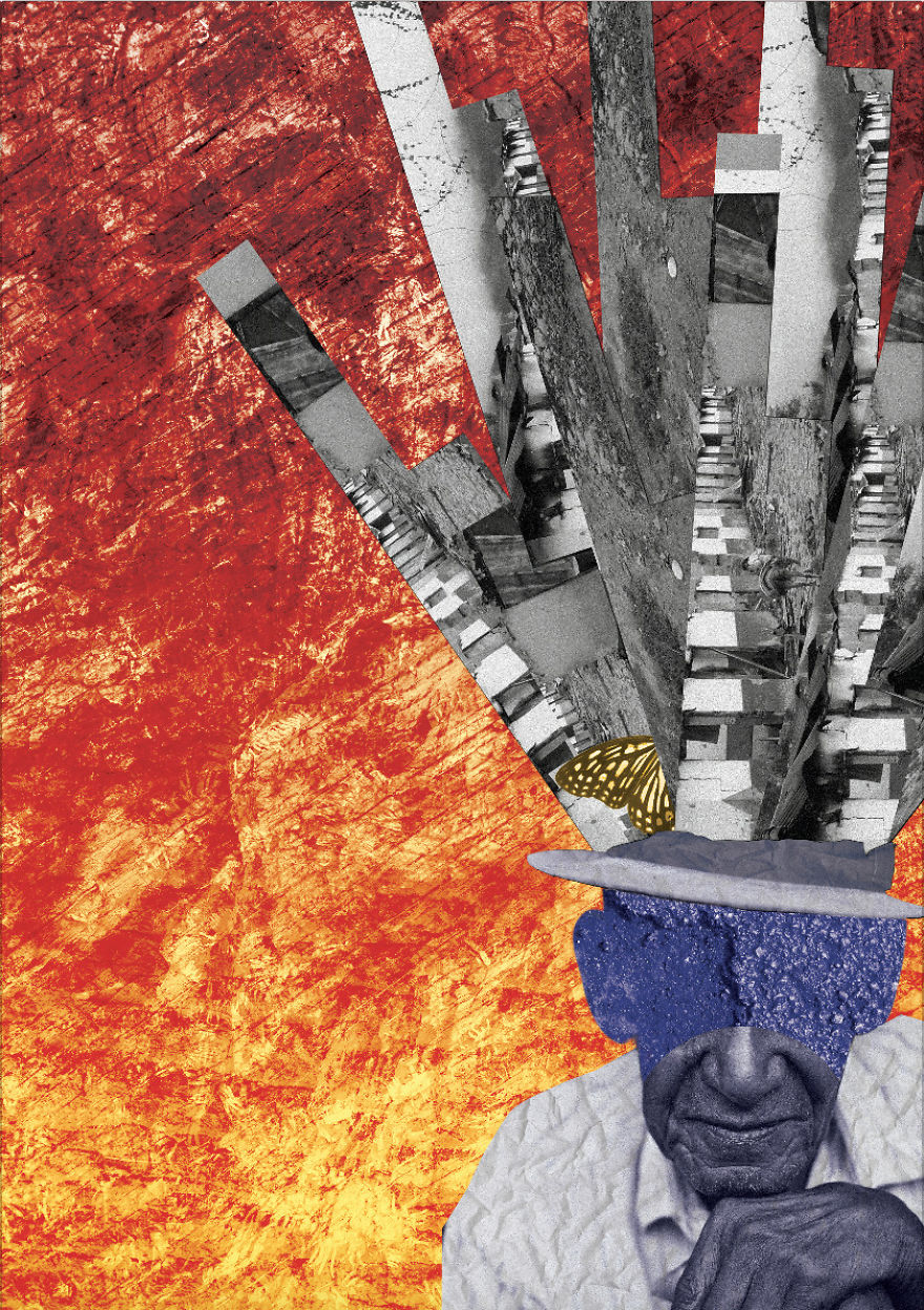 I Created Collages Using Pictures Of War Victims In Colombia To Show The Effects Of Conflict