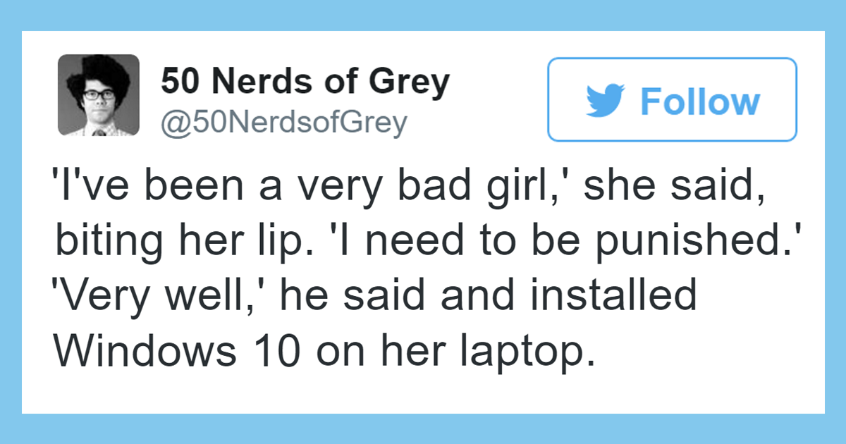 This Nerd Is Rewriting '50 Shades Of Grey' And It's Better Than The  Original | Bored Panda