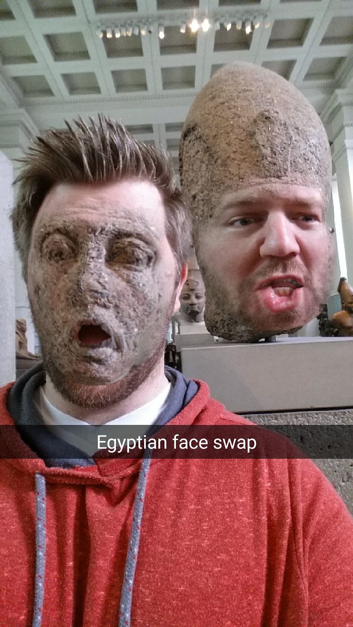My Friend Went To The Museum And Tried Face Swap, The Result Is Hilarious (11 Pics)