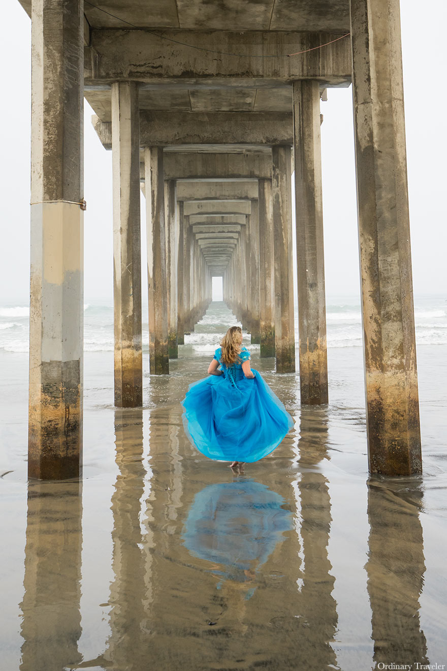 I've Traveled Around The World With A Cinderella Dress To Capture The Beauty Of Traveling Solo