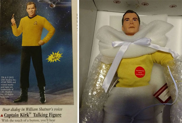 My Star Trek Captain Kirk Doll Finally Came In