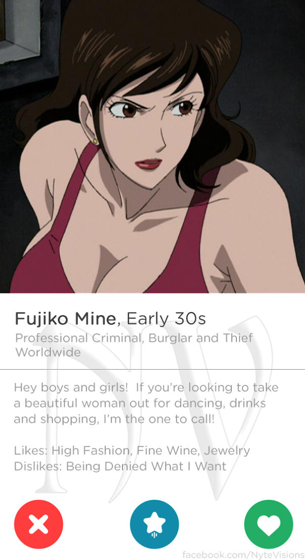Anime Characters Were On Tinder