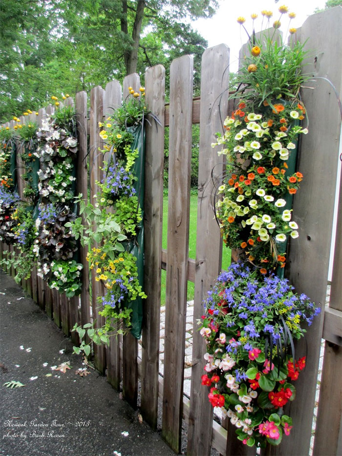 Flower Fence Decor