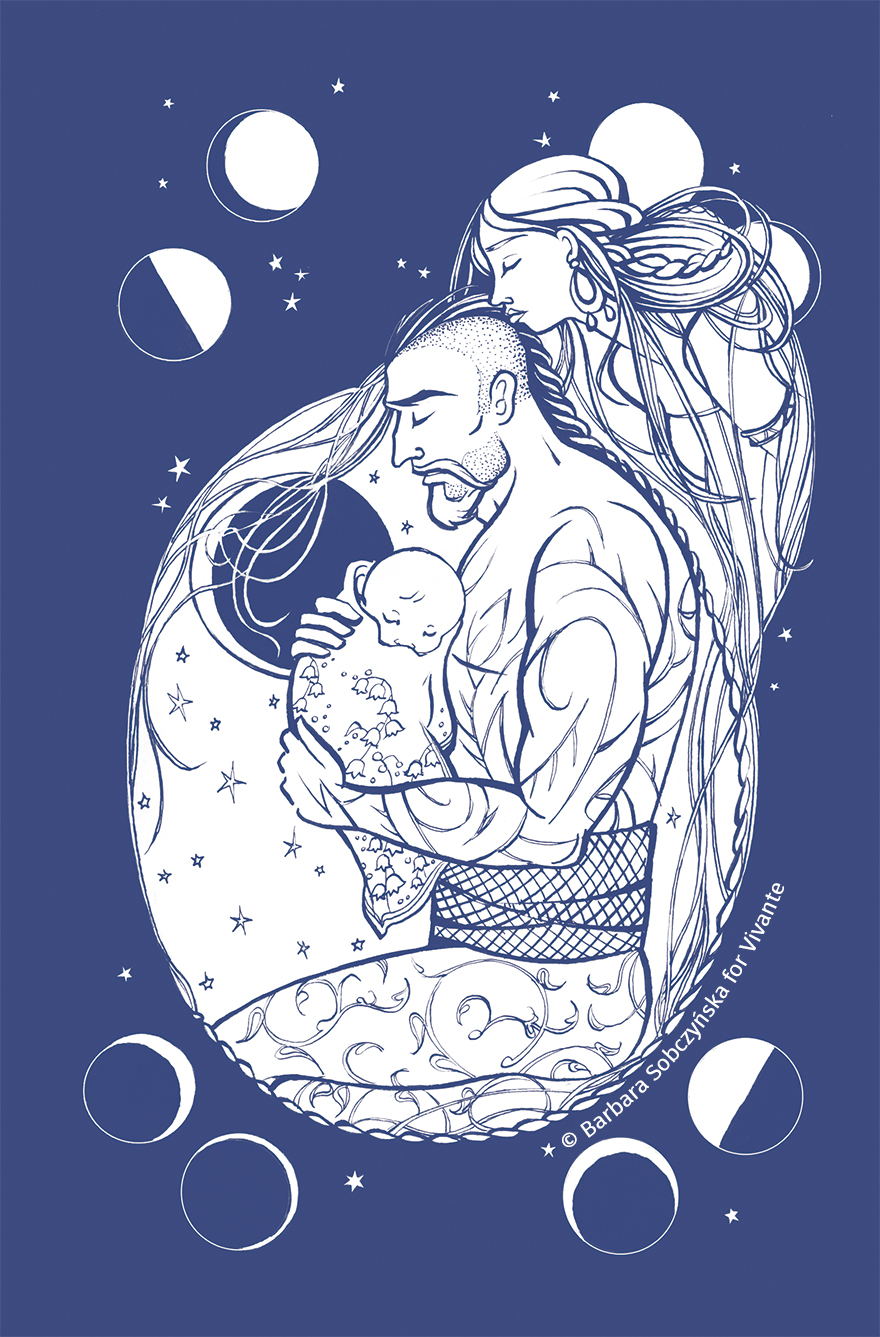 Heartwarming Illustrations By Polish Artist Show Physical And Spiritual States Of Mothers-to-be
