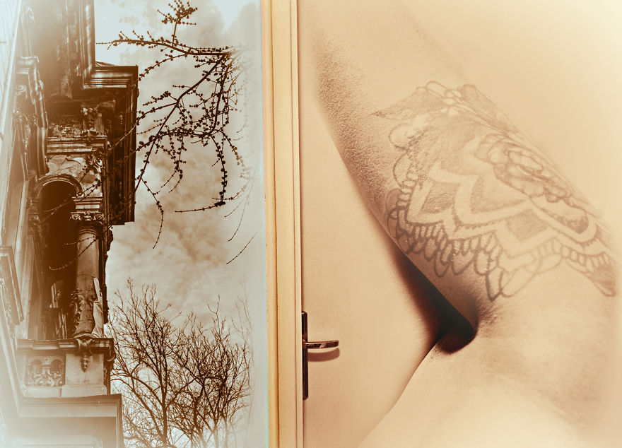 Our Project Combines Delicate Henna Tattoo Art With Macabre Photography
