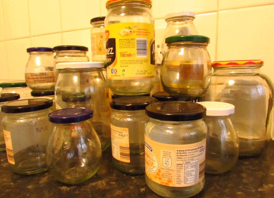 I Decided To Recycle My Jars In A Creative Way