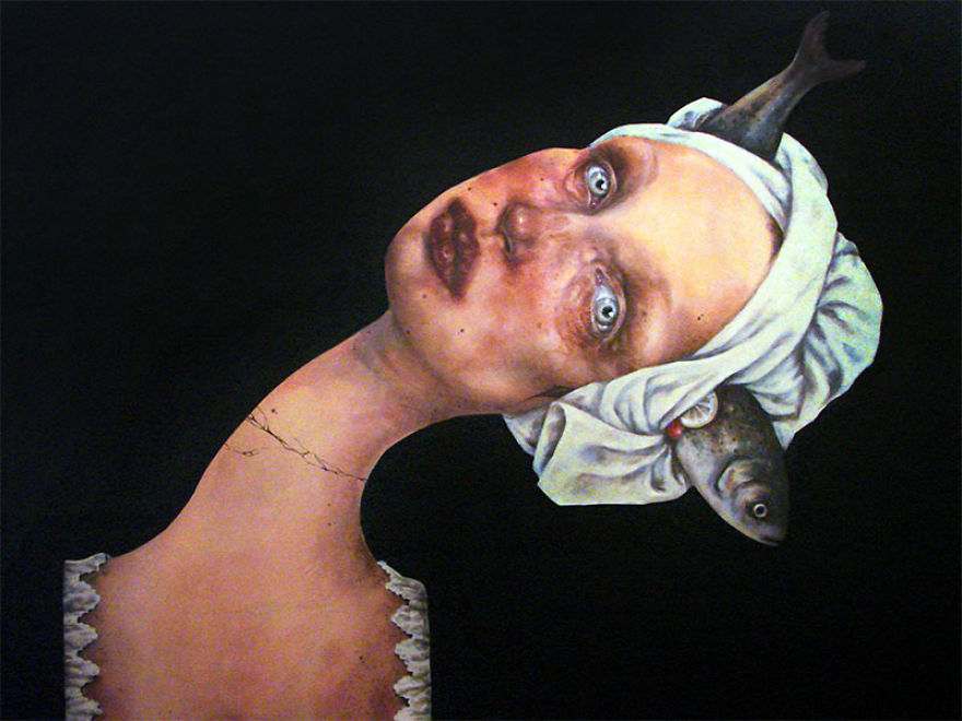 Surreal Portraits Of Women Painted By An Iranian Artist