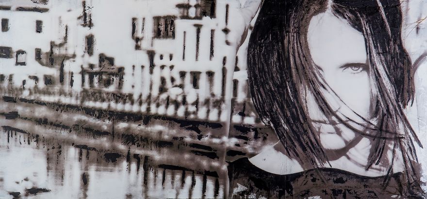 Italian Artist Creates Bewitching Portraits Using Cardboard And Old Newspapers