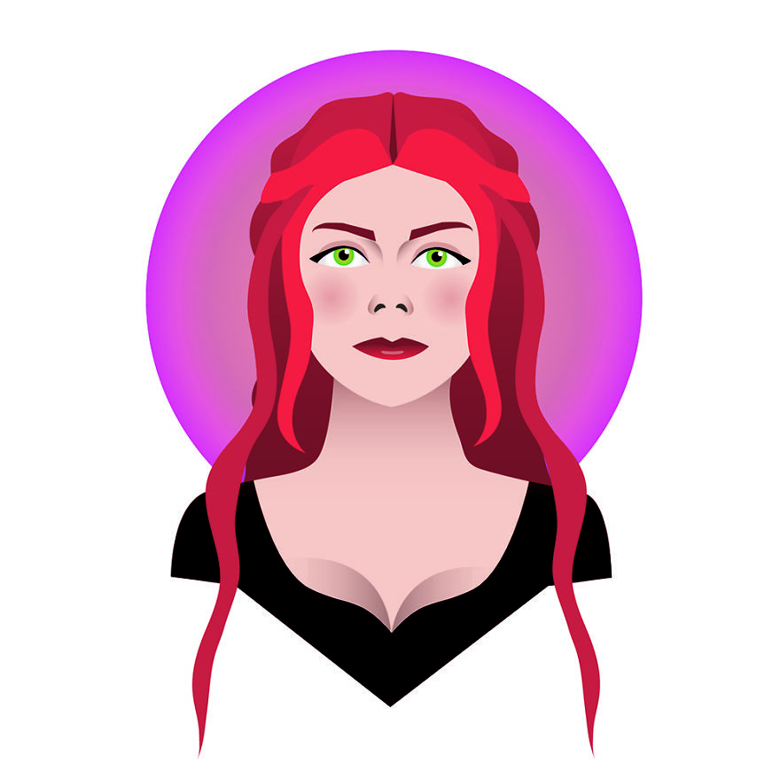 I Made These Game Of Thrones Head Icons Of The Lead Female Characters
