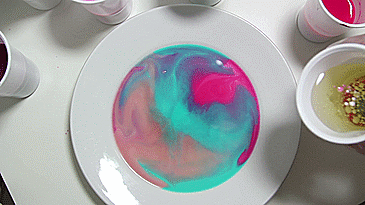 I Mix Paint, Oil, Milk and Liquid Soap To Create Surrealistic Paint Dances