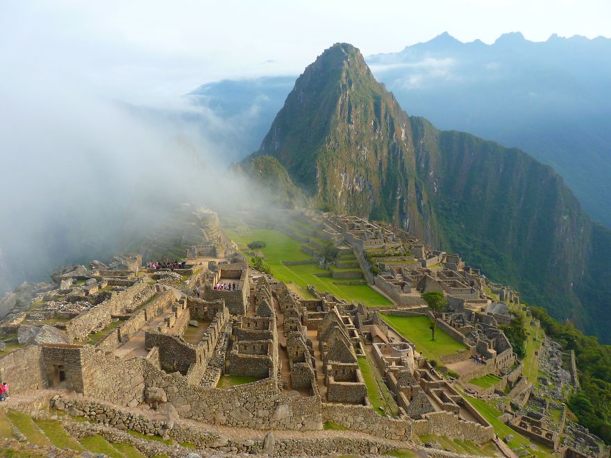 Foggy And Mysterious Machu Picchu