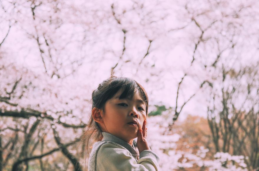 I Was Lucky To Capture The People Of Tokyo In The Boom Of Cherry Trees Blossoming
