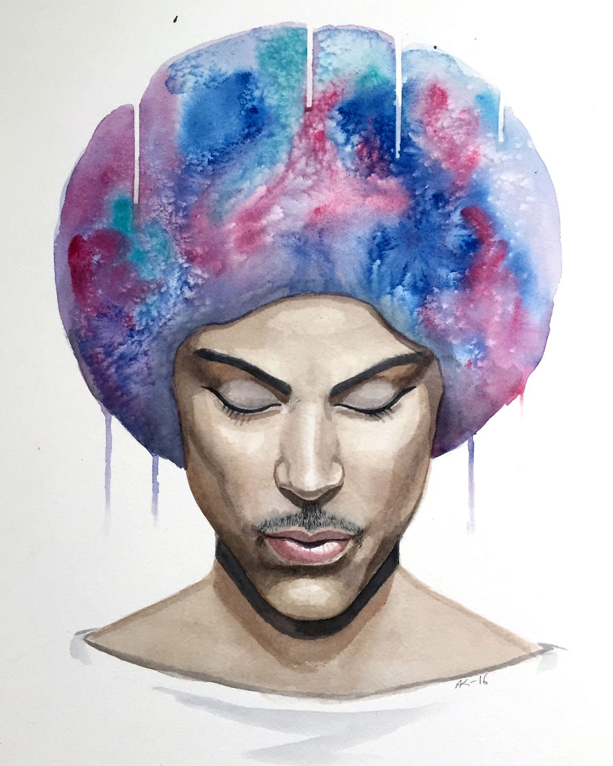 Purple Rain: I Painted A Tribute To Prince