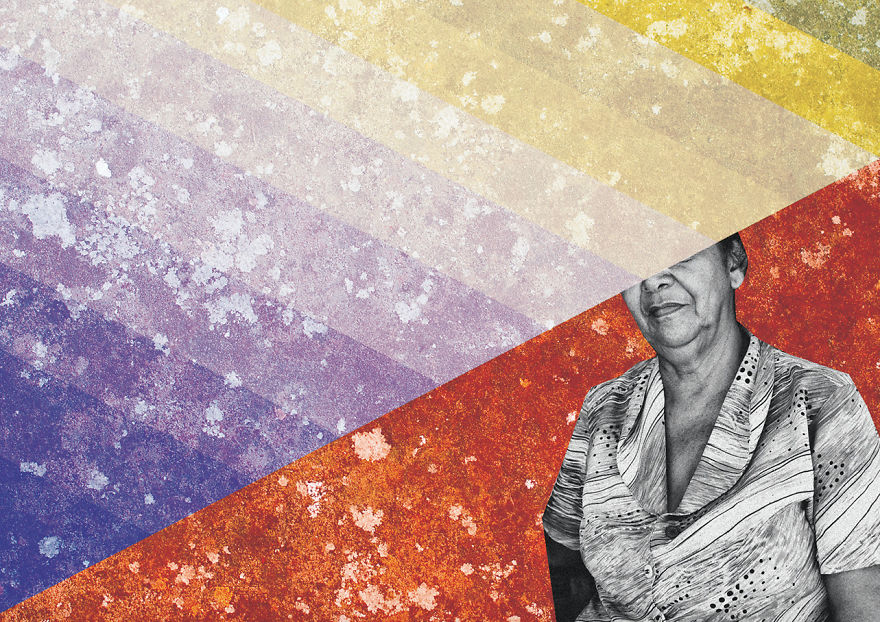 I Created Collages Using Pictures Of War Victims In Colombia To Show The Effects Of Conflict