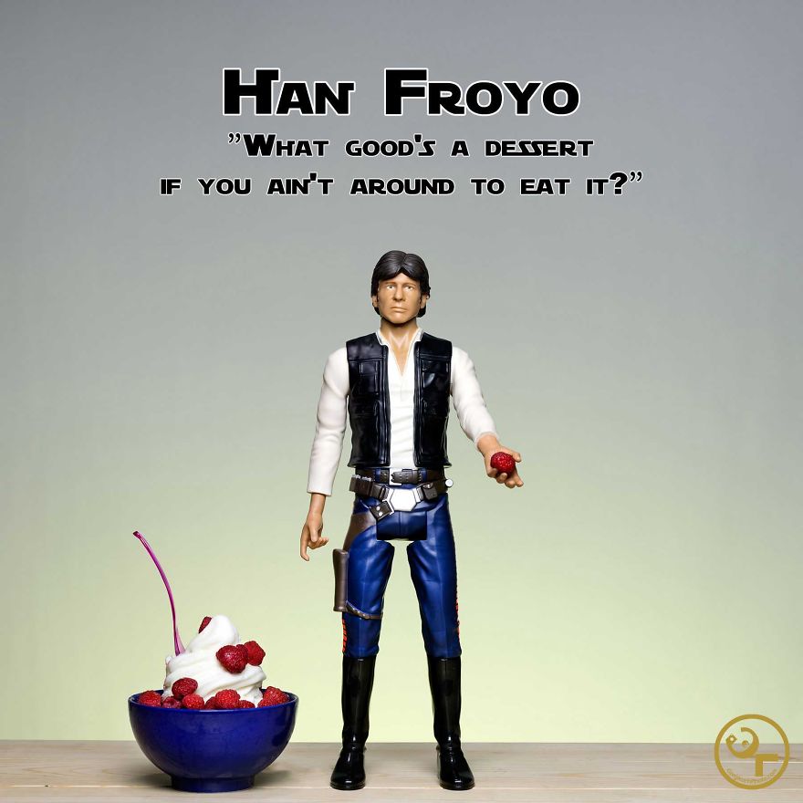 Han Solo + Frozen Yogurt = Han Froyo