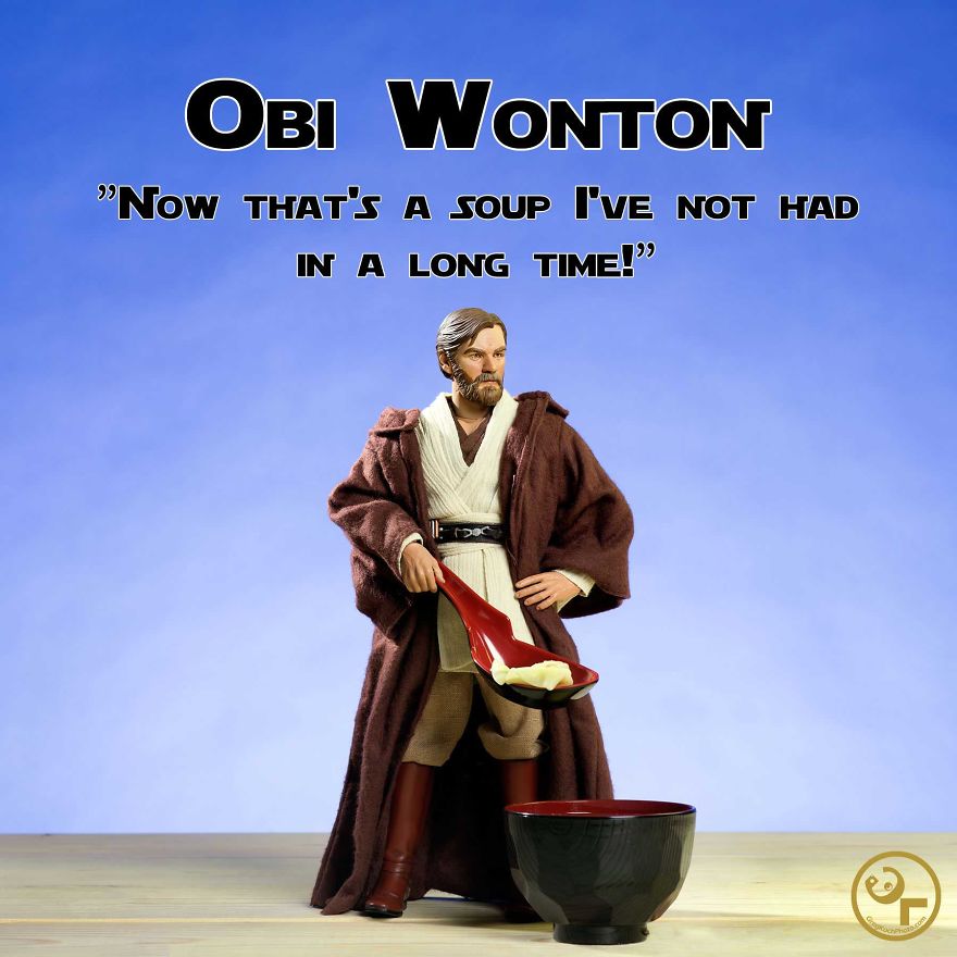 Obi Wan +wonton Soup = Obi Wonton