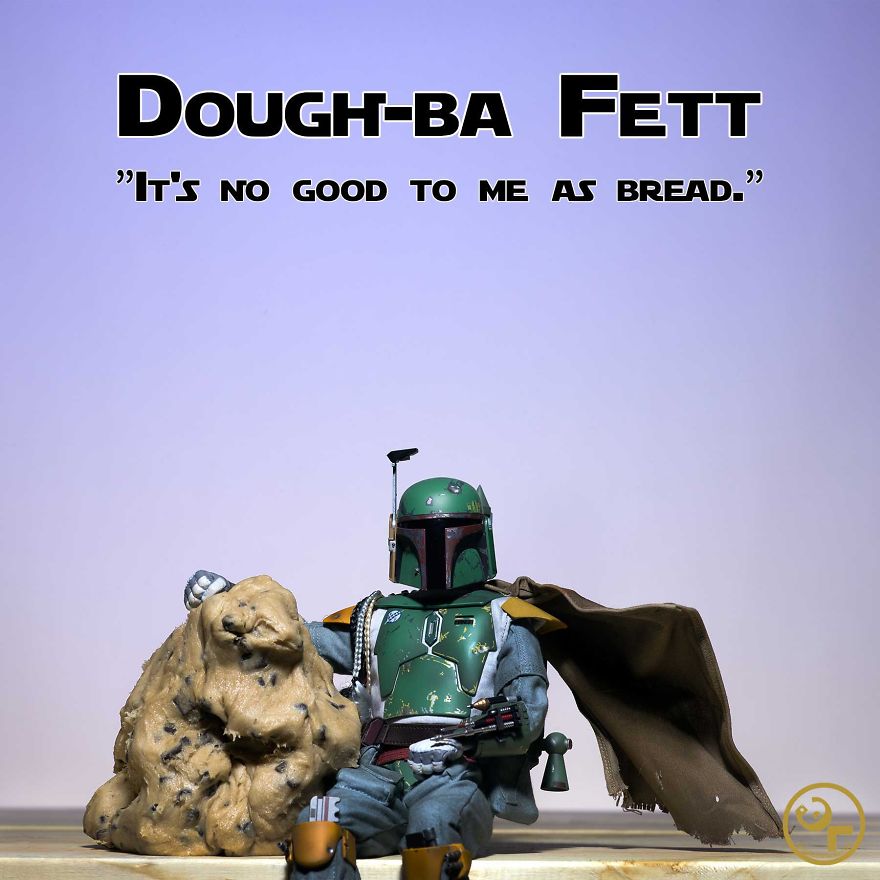 Boba Fett + Cookie Dough = Dough-ba Fett