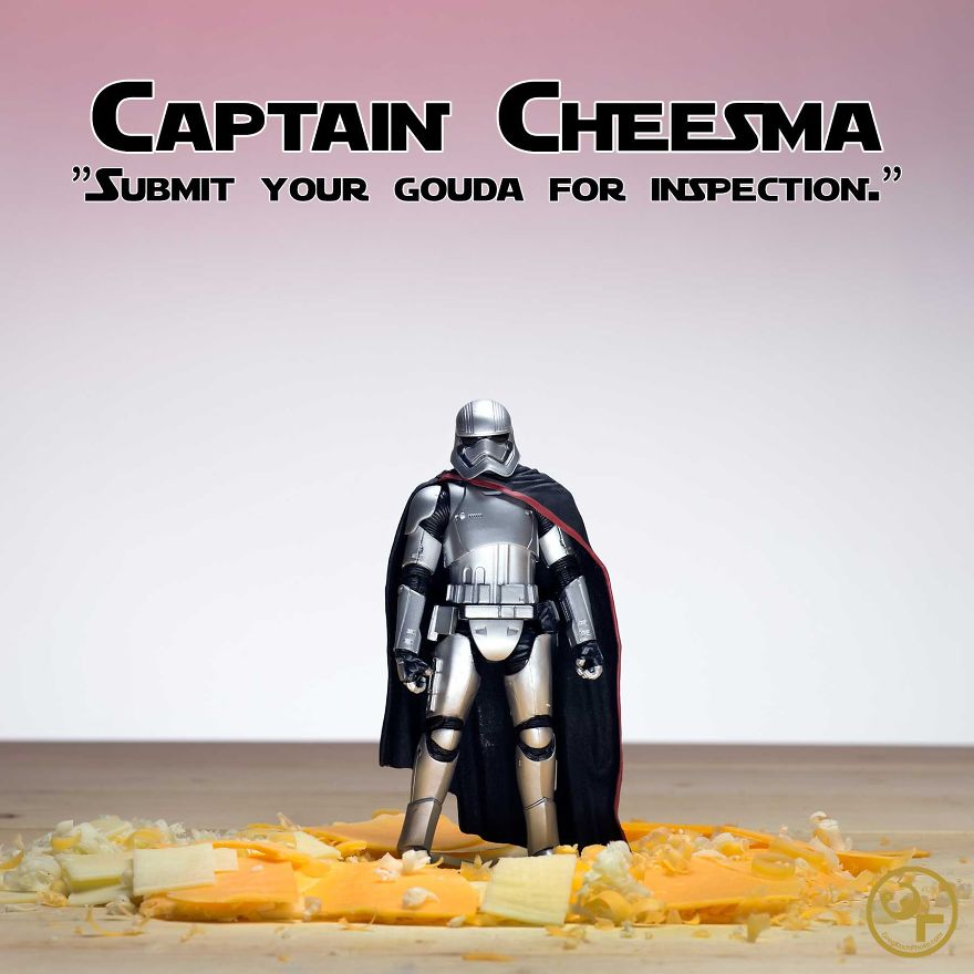 Captain Phasma + Cheese = Captain Cheesma