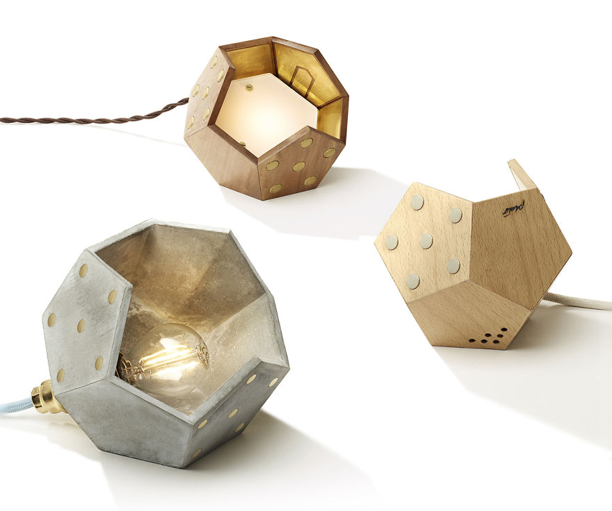 We Designed Modular Magnetic Lamps That Can Be Joined In An Endless Number Of Combinations