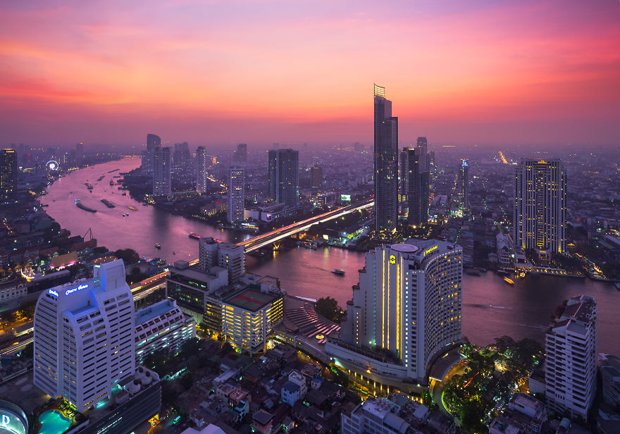 The True Beauty Of Bangkok Is Revealed From Above