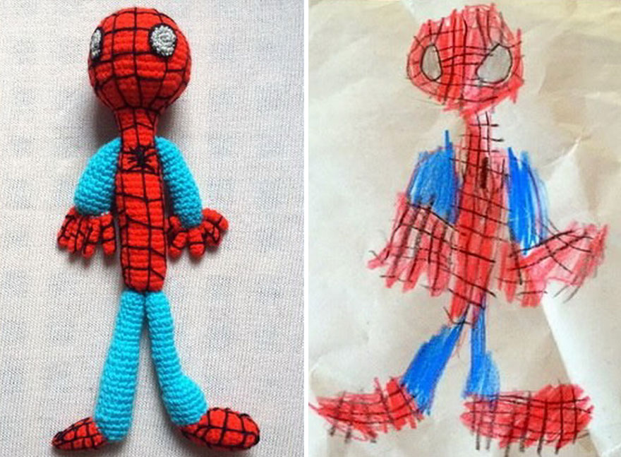 I Crochet Toys From Children Drawings
