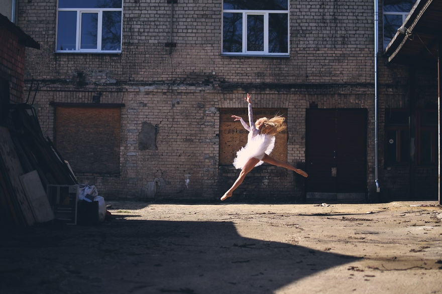 I Captured Urban Ballerina In The Streets Of Riga, Latvia