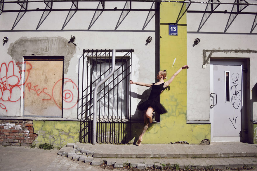 I Captured Urban Ballerina In The Streets Of Riga, Latvia