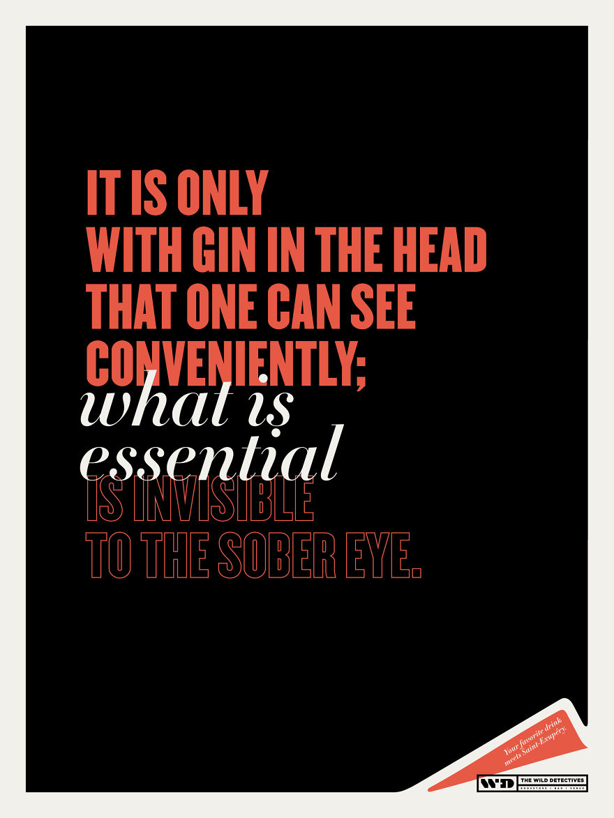 This Bookstore Combined Literature And Alcohol In A Very Funny Series Of Posters