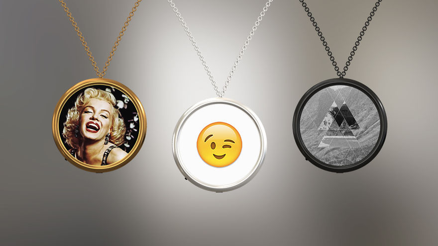 A Digital Necklace You Can Customize