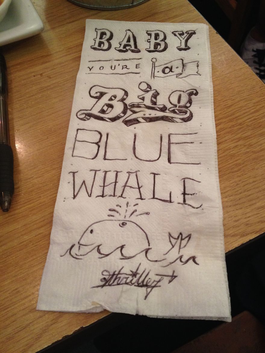 Feed Your Hunger! Napkin Doodles