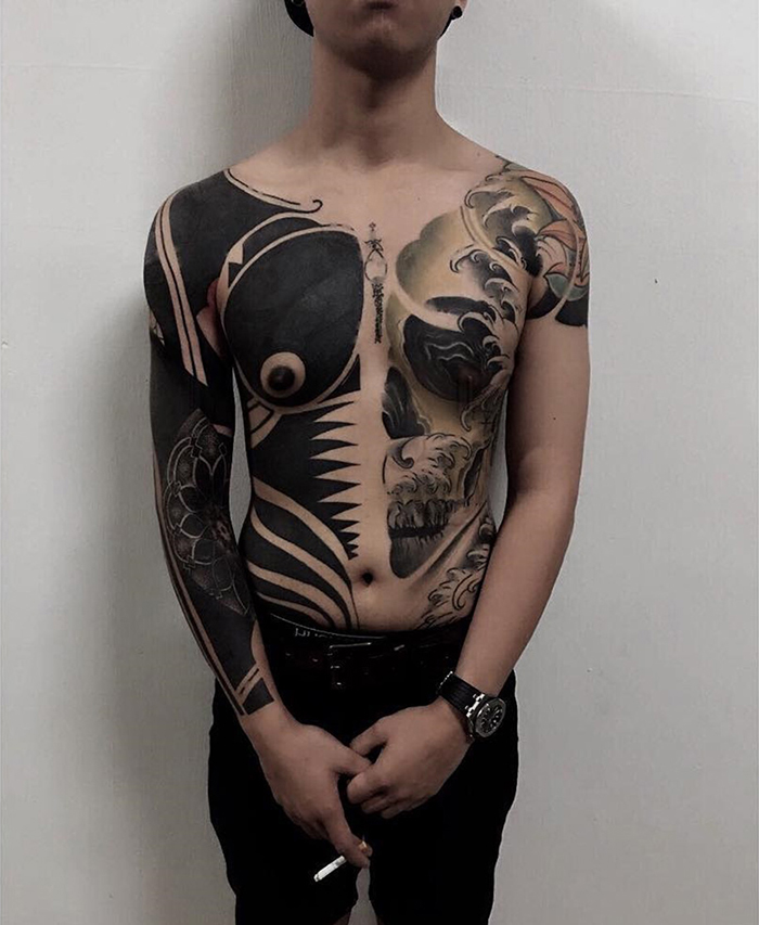 Blackout Tattoos Are The Latest Trend in Singapore
