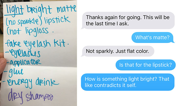 Girl Asks Boyfriend To Buy Makeup, Regrets Her Decision Immediately