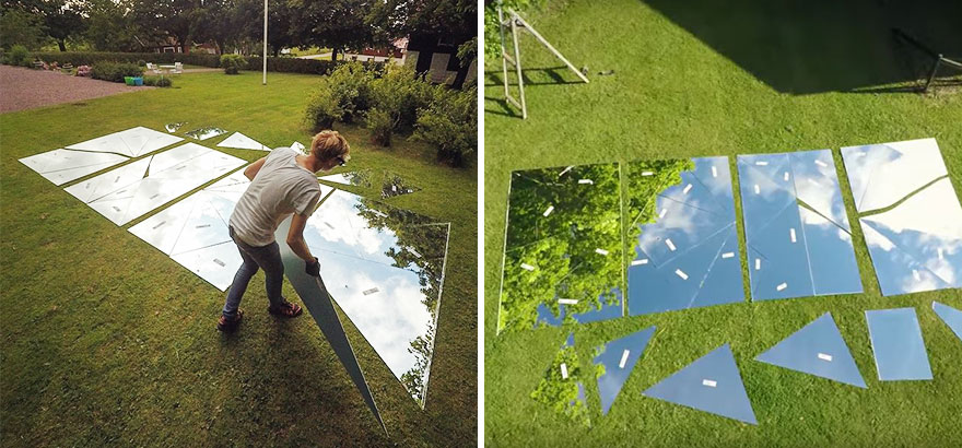 Photographer Uses 17 Square Meters Of Mirror For This Epic Shot