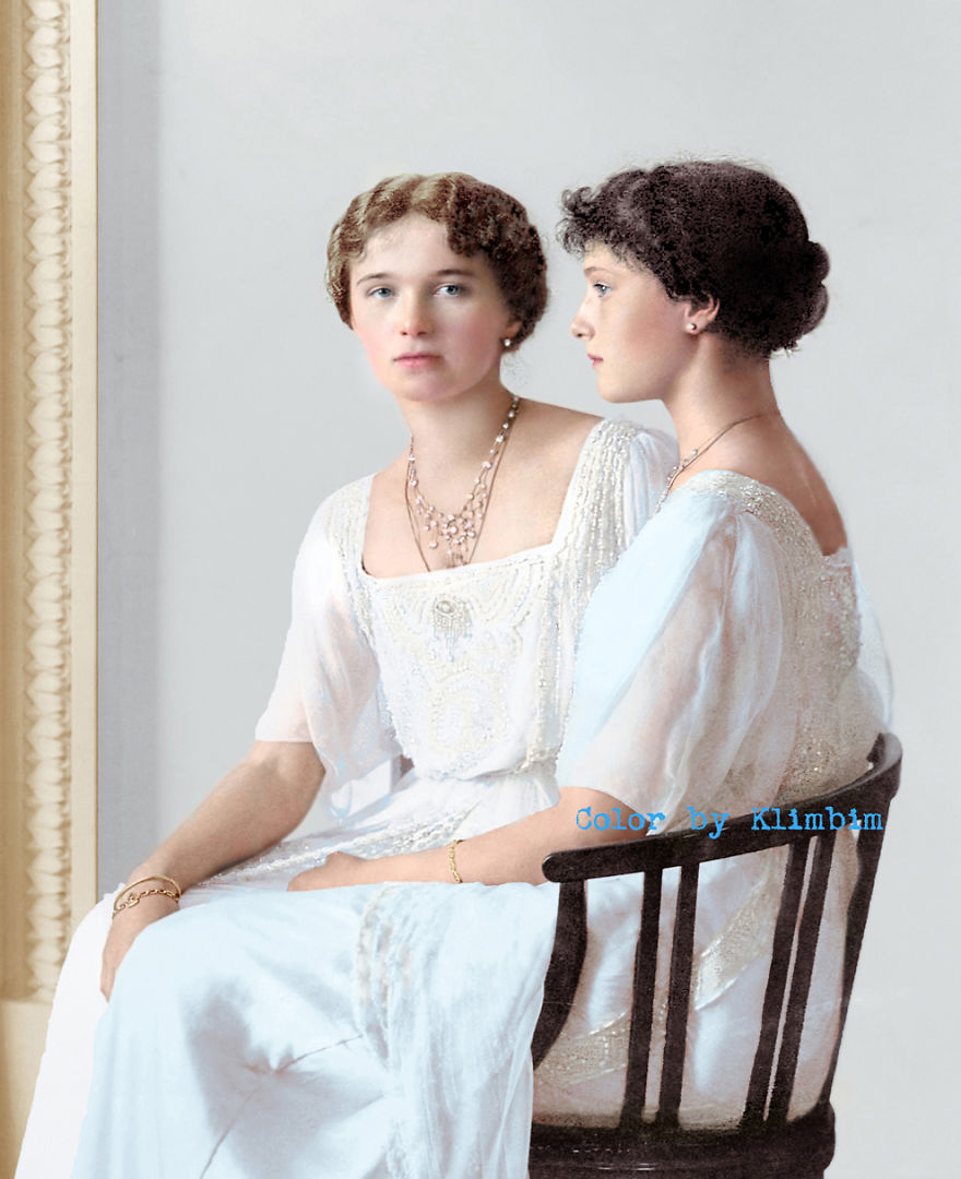 Olga And Tatiana Romanov, 1900s