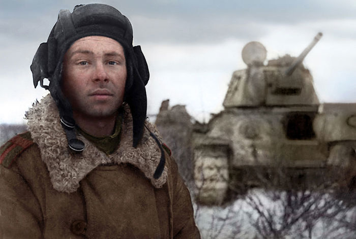 Tank Driver Mikhail Smirnov, 1944