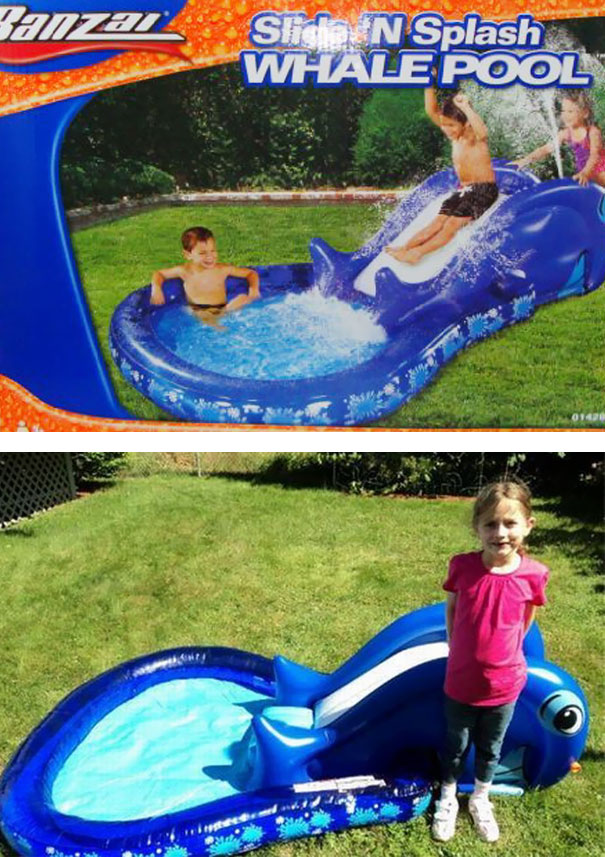 Never Trust The Package Of An Inflatable Pool. Never