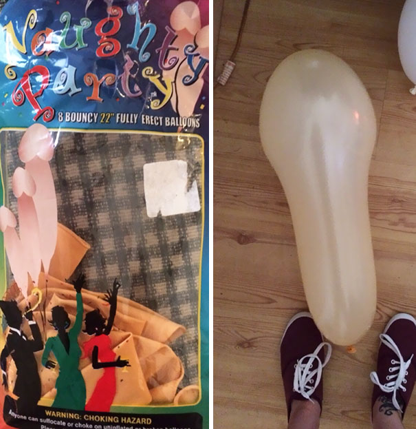 Decorations For A Bachelorette Party. The "Dick" Balloons Were Disappointing